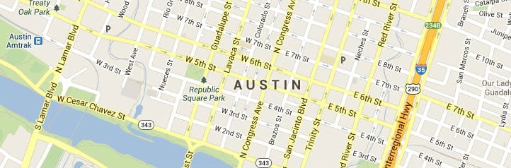 Austin TX Map