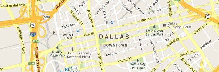 Dallas TX Map