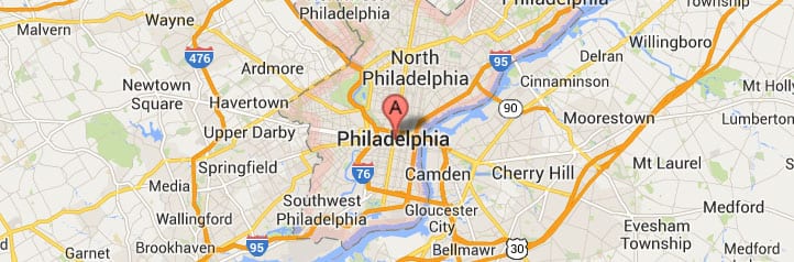 Philadelphia PA Map