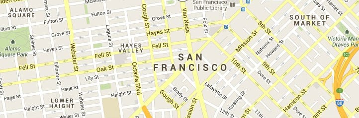 San Francisco CA Map
