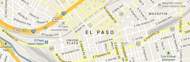 El-Paso-Texas-Map