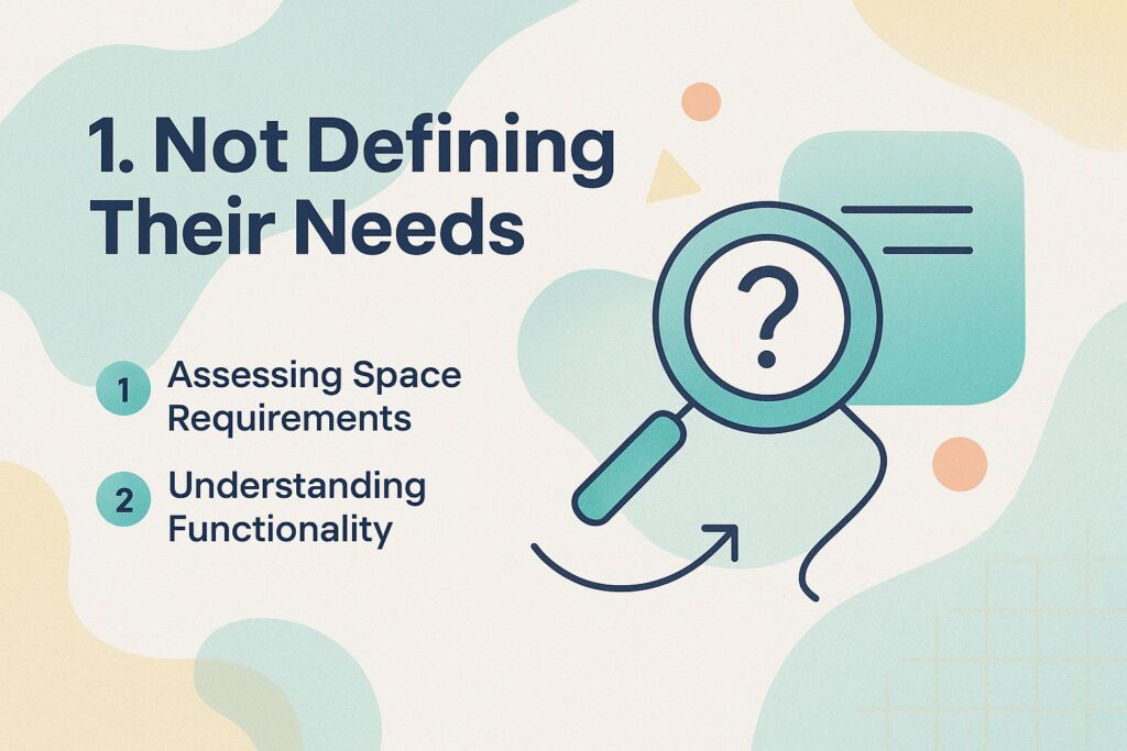 1. Not Defining Their Needs