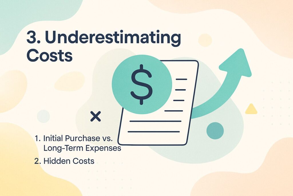 3. Underestimating Costs